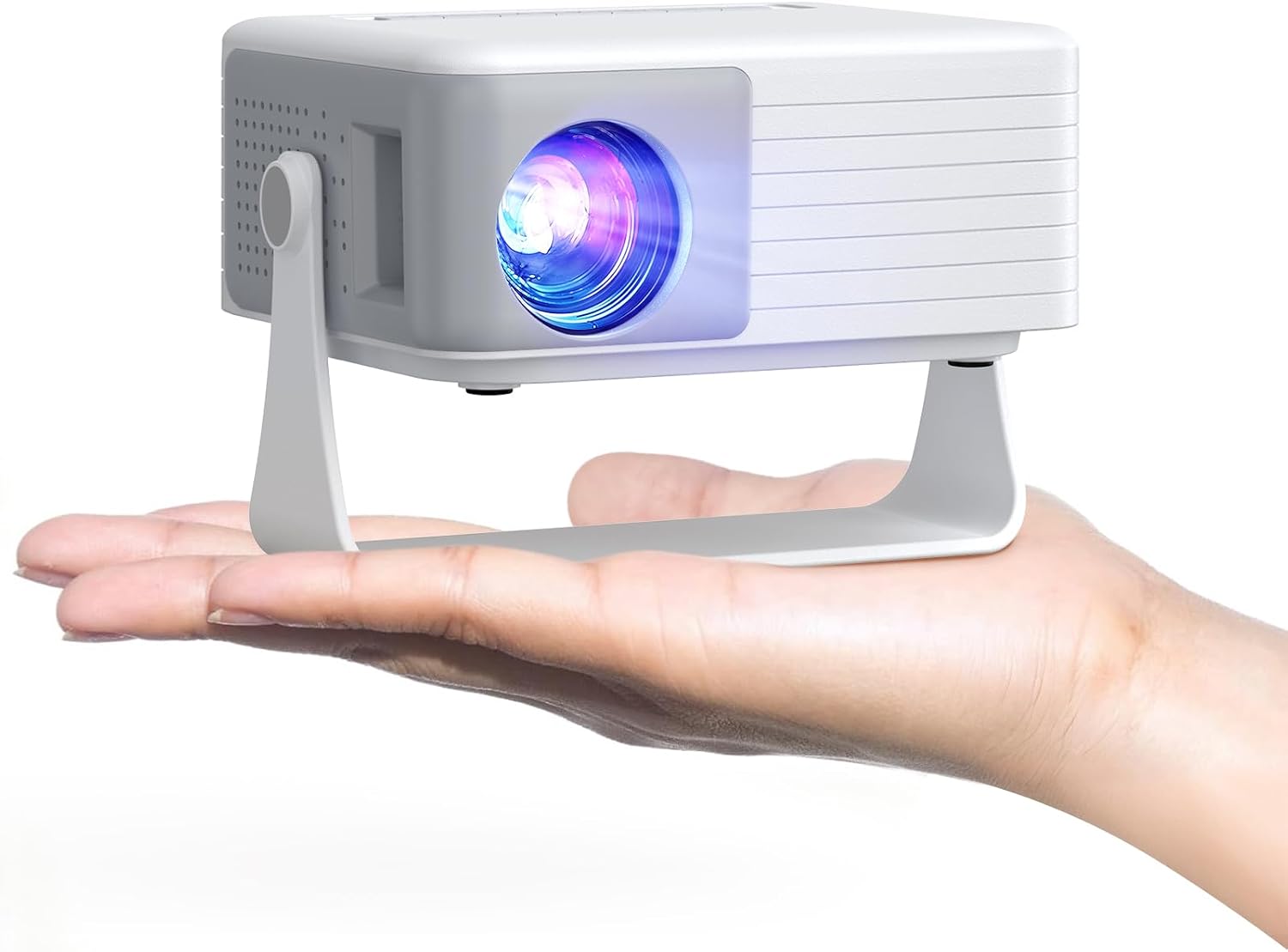 AKIYO O1 Mini Projector for Bedroom, 1080P Supported, Auto Keystone, 15000LM, 360° Rotating, 50% Zoom — image 7