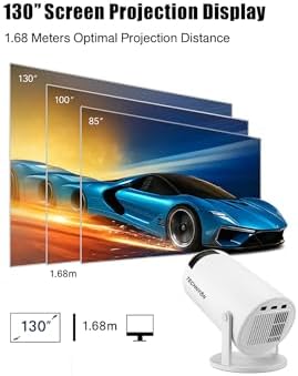 Technyon HY300 PRO+ 2026 1080P Full HD WiFi Projector with Android 11.0, 12000 Lumens Portable Home Theater & Outdoor Movie Projector — image 2