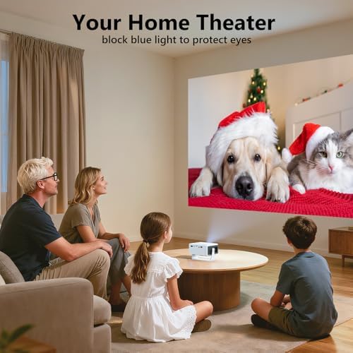 Yoton Y3 Mini Projector, 317g Ultra-Portable, 360° Rotating, Auto Keystone, 50% Zoom, 1080P Supported — image 6